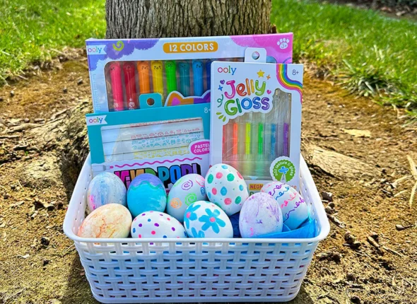 OOLY-craft-blog-hero-image-basket-of-decorated-faux-eggs-with-art-supplies_a1edc7fe-668f-4d8c-a917-5c2e7f37cfdf