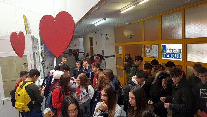 Fruta en San Valentín