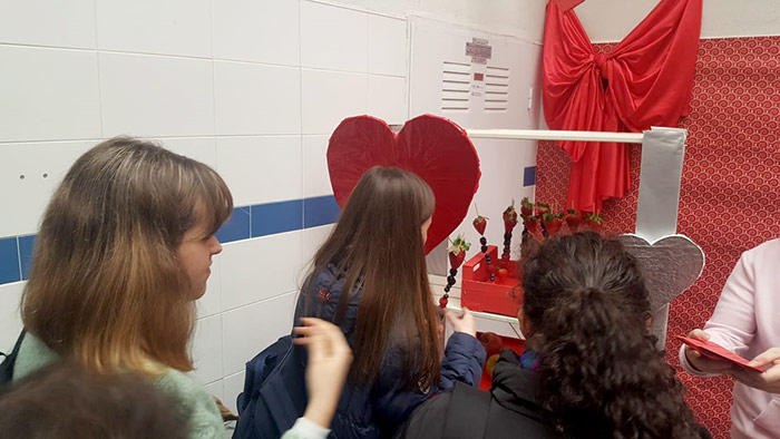 Fruta en San Valentín