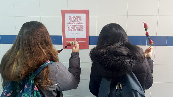 Fruta en San Valentín